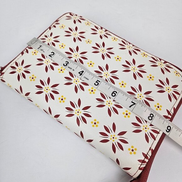 Temptations Packable Travel Reusable Insulated Nylon Shopping Tote Bag Rust Red - Picture 4 of 9